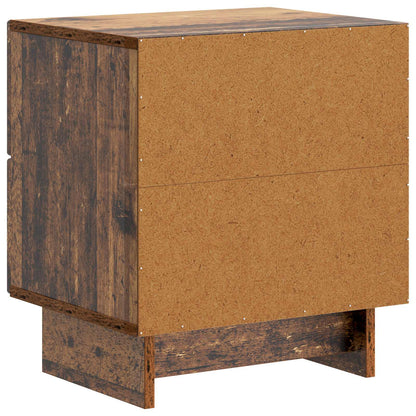 vidaXL Bedside Cabinet 2 pcs Old Wood 43 x 34.5 x 47.5 cm