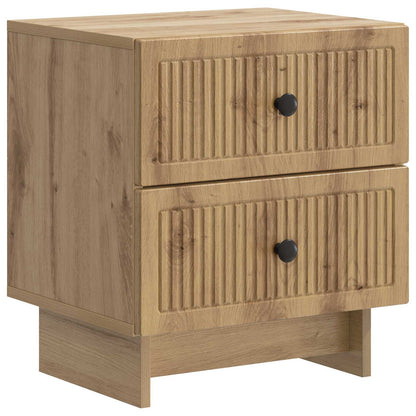 vidaXL Bedside Cabinet Artisan Oak 43 x 34.5 x 47.5 cm Engineered Wood