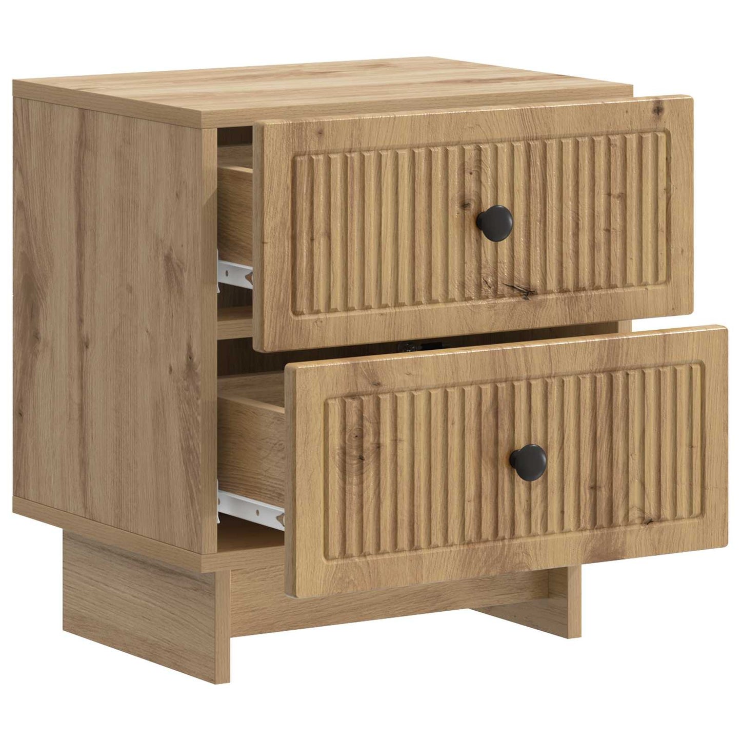 vidaXL Bedside Cabinet Artisan Oak 43 x 34.5 x 47.5 cm Engineered Wood