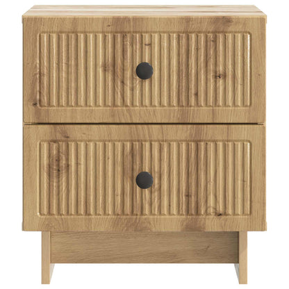 vidaXL Bedside Cabinet Artisan Oak 43 x 34.5 x 47.5 cm Engineered Wood