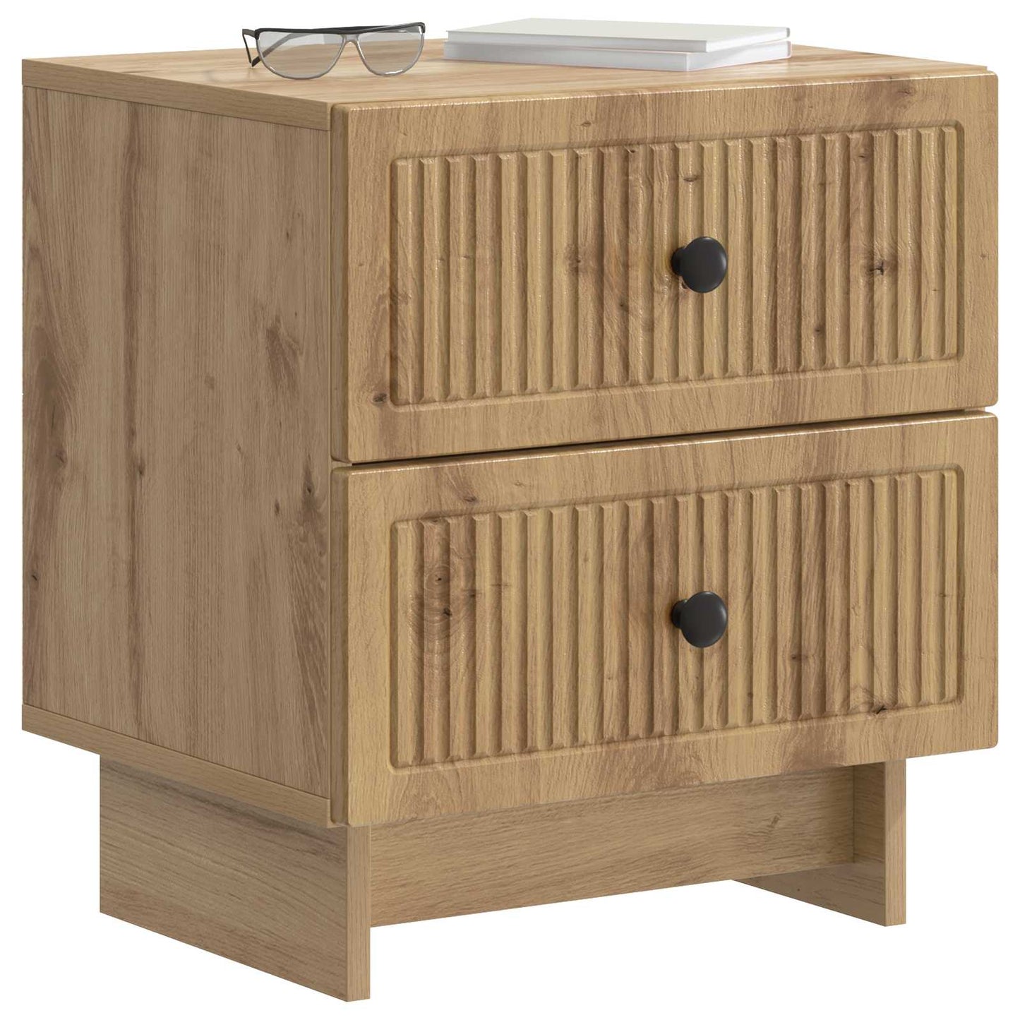 vidaXL Bedside Cabinet Artisan Oak 43 x 34.5 x 47.5 cm Engineered Wood
