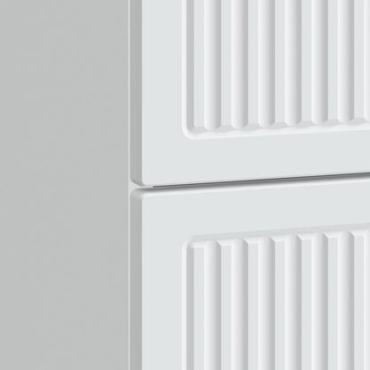 vidaXL Bedside Cabinet White 62 x 34.5 x 47.5 cm Engineered Wood