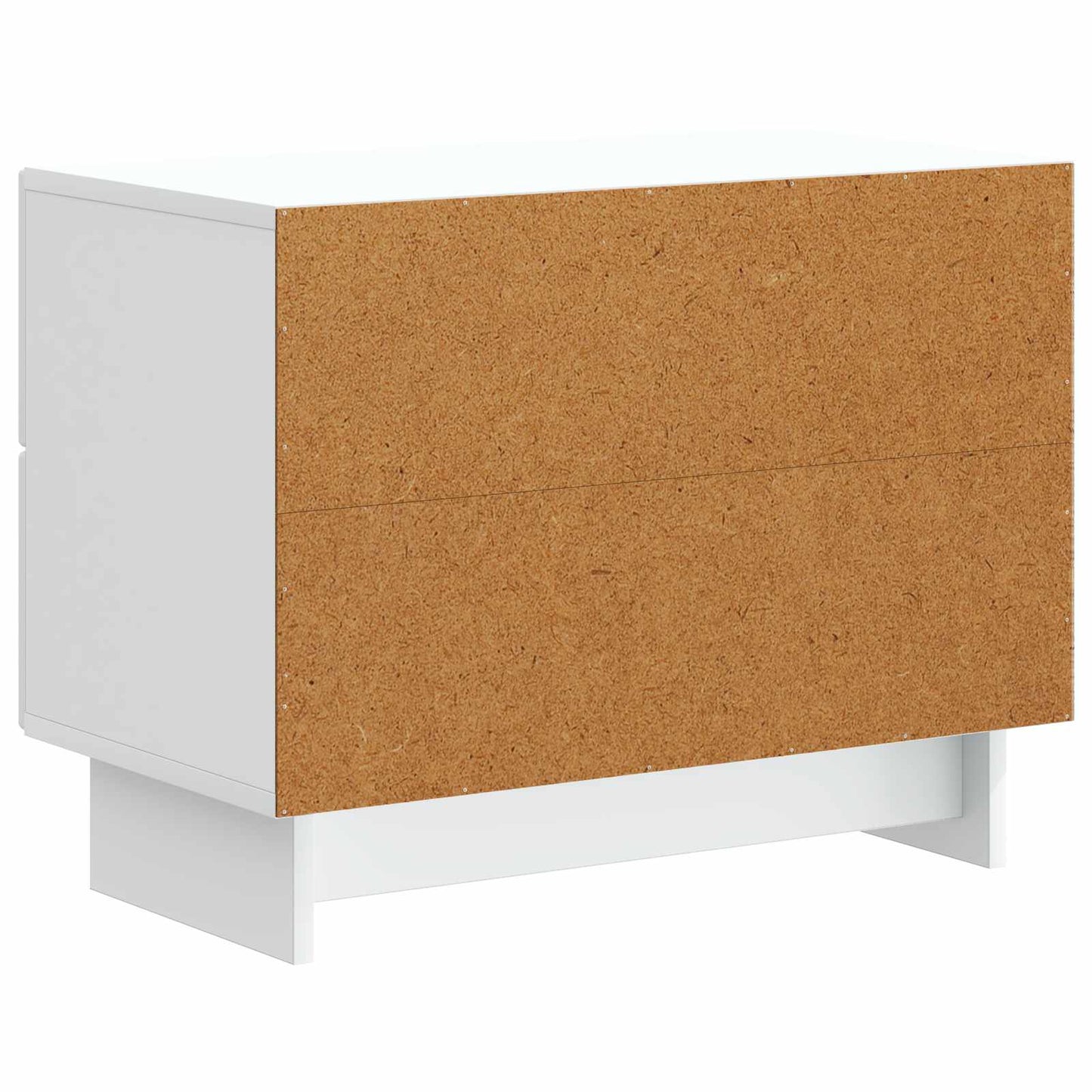 vidaXL Bedside Cabinet White 62 x 34.5 x 47.5 cm Engineered Wood