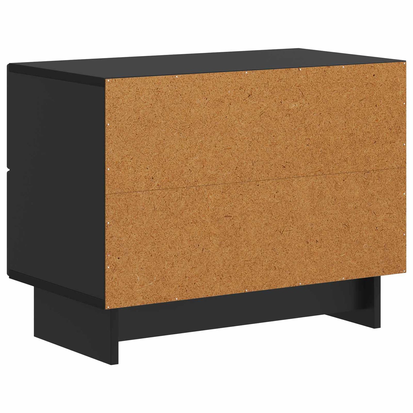 vidaXL Bedside Cabinet Black 62 x 34.5 x 47.5 cm Engineered Wood