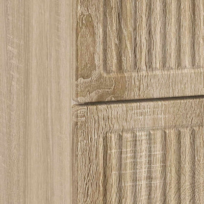 vidaXL Bedside Cabinet Sonoma Oak 62 x 34.5 x 47.5 cm Engineered Wood