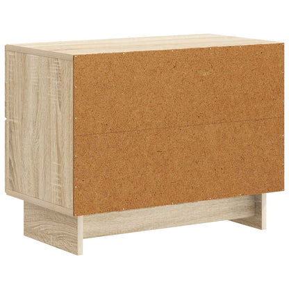 vidaXL Bedside Cabinet Sonoma Oak 62 x 34.5 x 47.5 cm Engineered Wood
