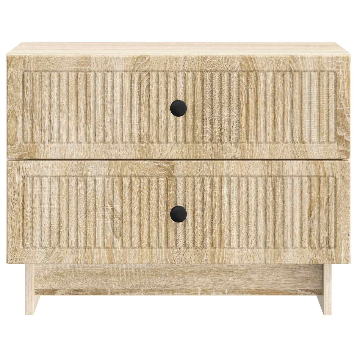 vidaXL Bedside Cabinet Sonoma Oak 62 x 34.5 x 47.5 cm Engineered Wood