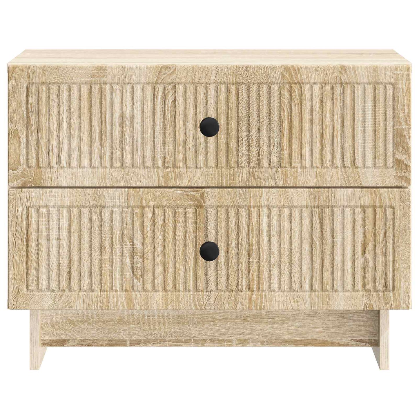 vidaXL Bedside Cabinet Sonoma Oak 62 x 34.5 x 47.5 cm Engineered Wood