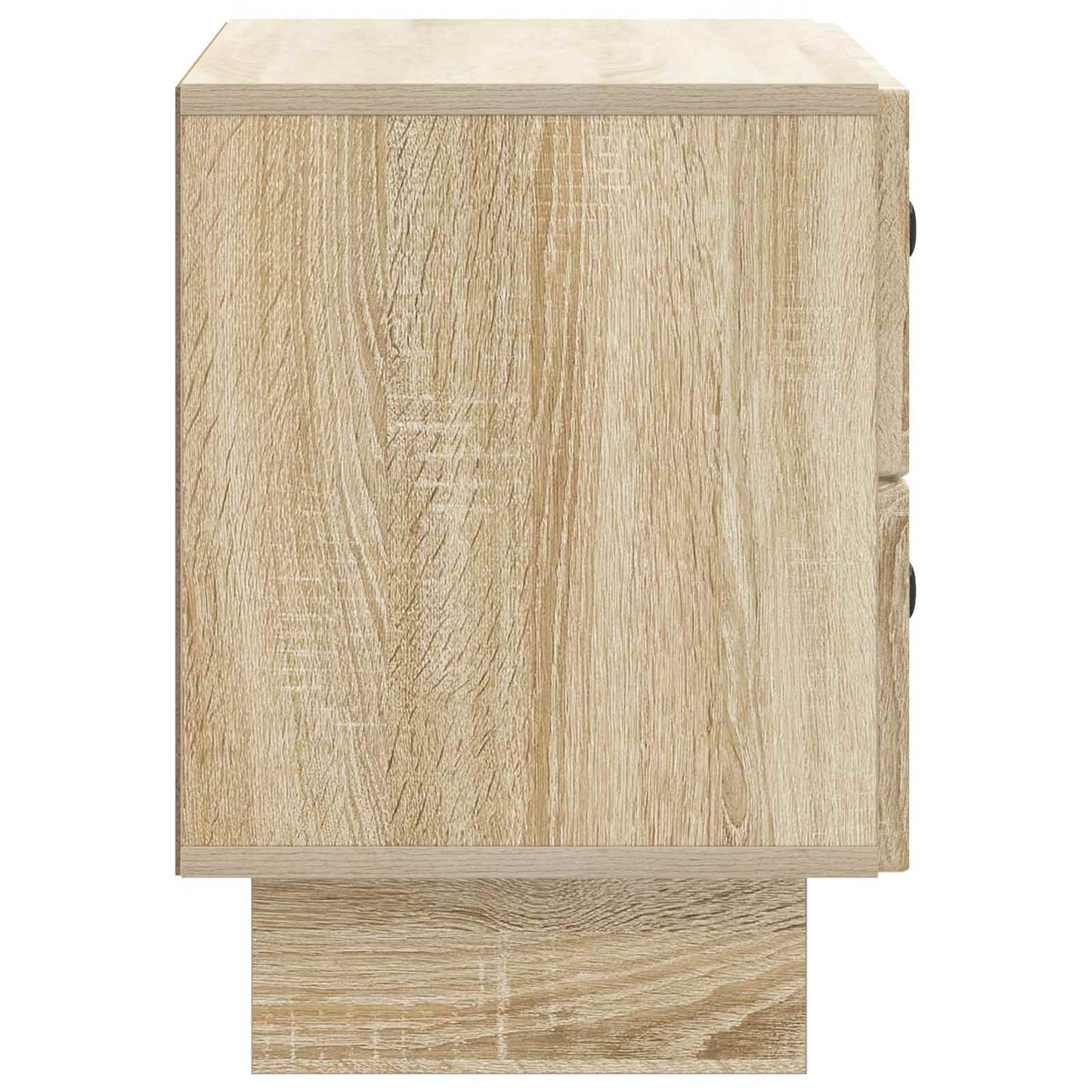 vidaXL Bedside Cabinet Sonoma Oak 62 x 34.5 x 47.5 cm Engineered Wood