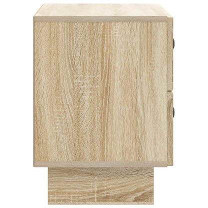 vidaXL Bedside Cabinet Sonoma Oak 62 x 34.5 x 47.5 cm Engineered Wood