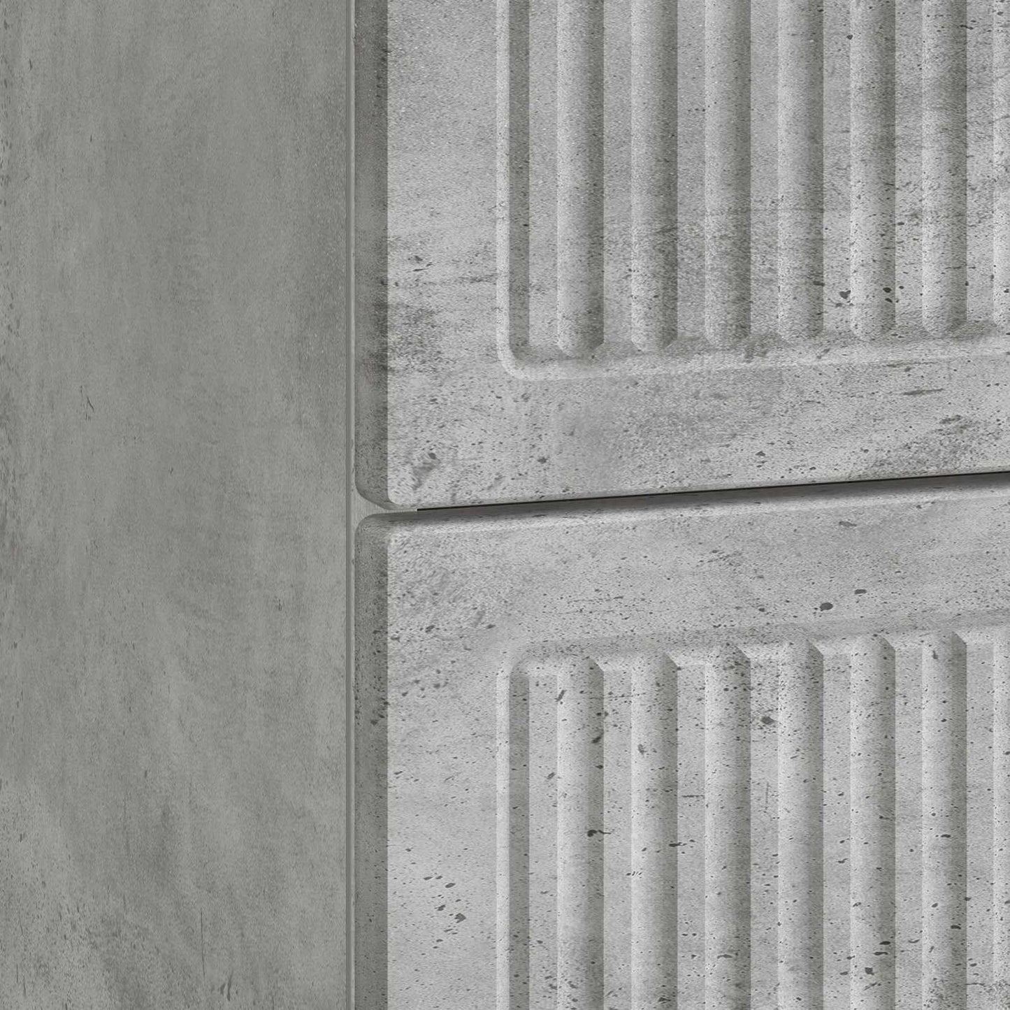 vidaXL Bedside Cabinet with Drawer Concrete Grey 62 x 34.5 x 47.5 cm