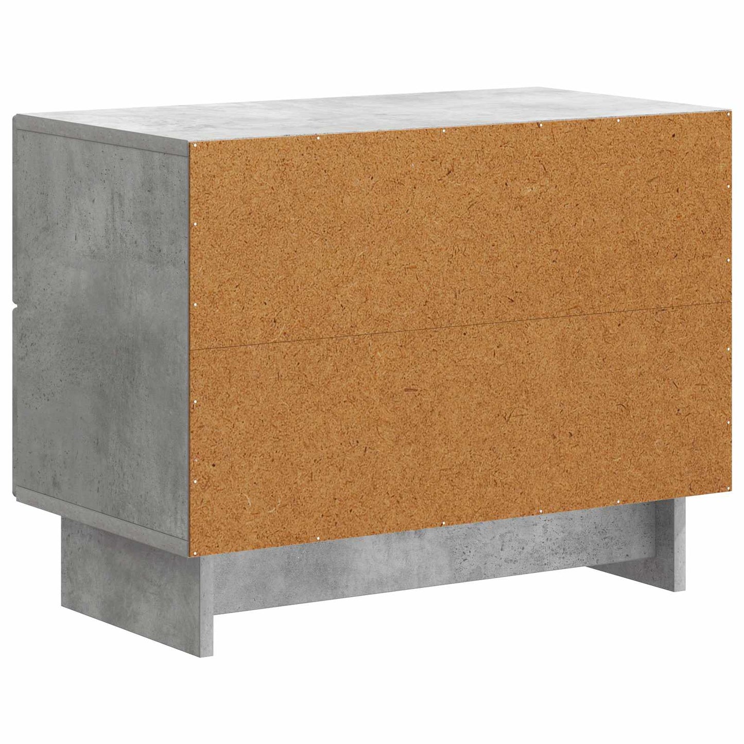 vidaXL Bedside Cabinet with Drawer Concrete Grey 62 x 34.5 x 47.5 cm