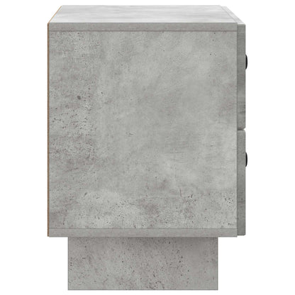 vidaXL Bedside Cabinet with Drawer Concrete Grey 62 x 34.5 x 47.5 cm