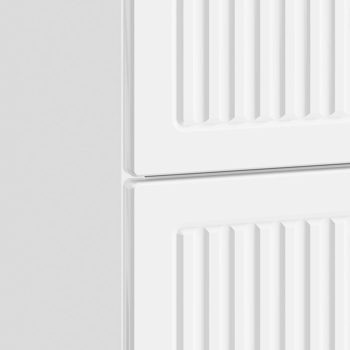 vidaXL Bedside Cabinet High Gloss White 62 x 34.5 x 47.5 cm