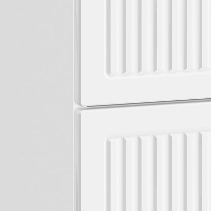 vidaXL Bedside Cabinet High Gloss White 62 x 34.5 x 47.5 cm