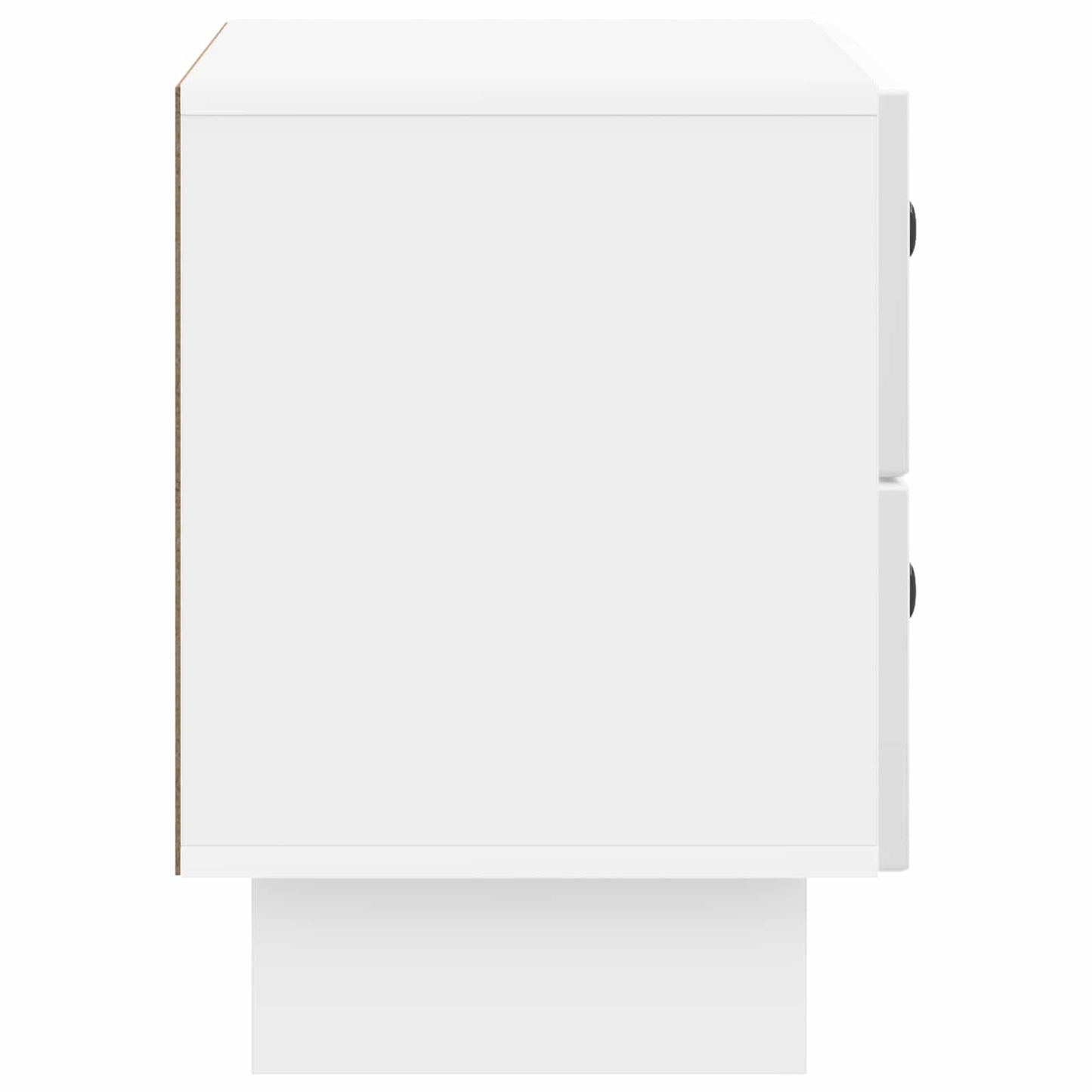 vidaXL Bedside Cabinet High Gloss White 62 x 34.5 x 47.5 cm