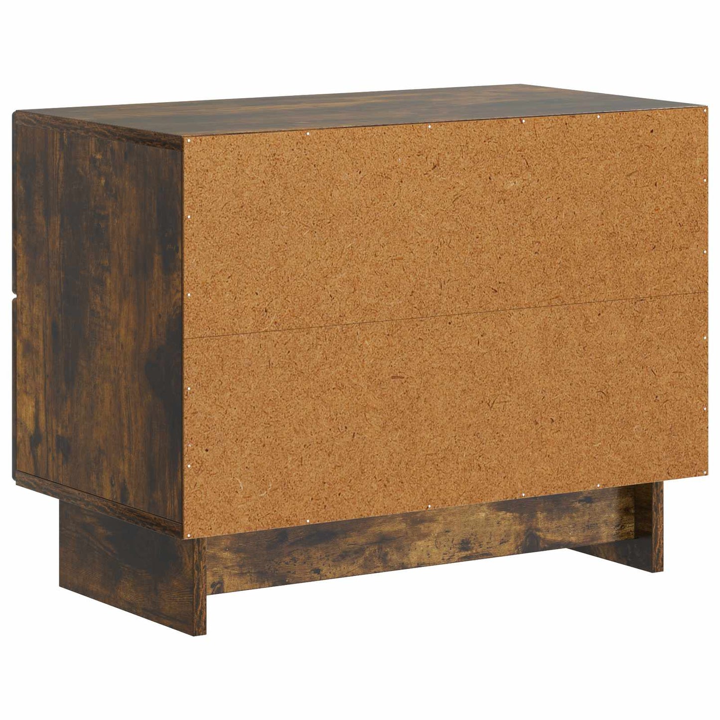 vidaXL Bedside Cabinet Smoked Oak 62 x 34.5 x 47.5 cm Engineered Wood