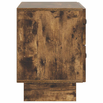 vidaXL Bedside Cabinet Smoked Oak 62 x 34.5 x 47.5 cm Engineered Wood