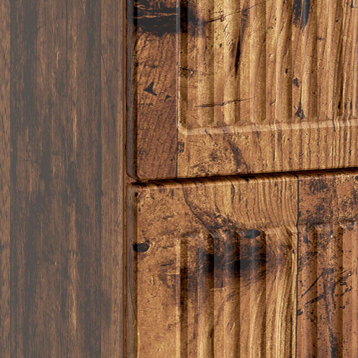 vidaXL Bedside Cabinet Old Wood 62 x 34.5 x 47.5 cm Engineered Wood