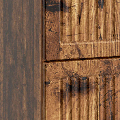 vidaXL Bedside Cabinet Old Wood 62 x 34.5 x 47.5 cm Engineered Wood