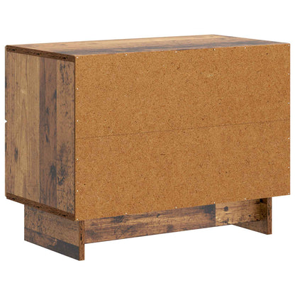 vidaXL Bedside Cabinet Old Wood 62 x 34.5 x 47.5 cm Engineered Wood