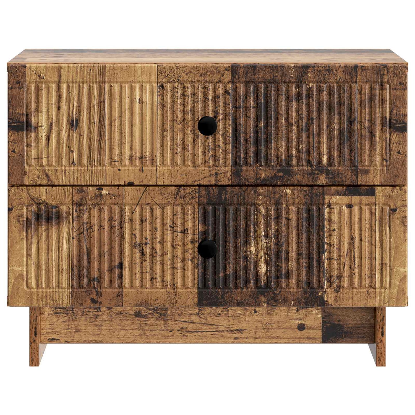 vidaXL Bedside Cabinet Old Wood 62 x 34.5 x 47.5 cm Engineered Wood