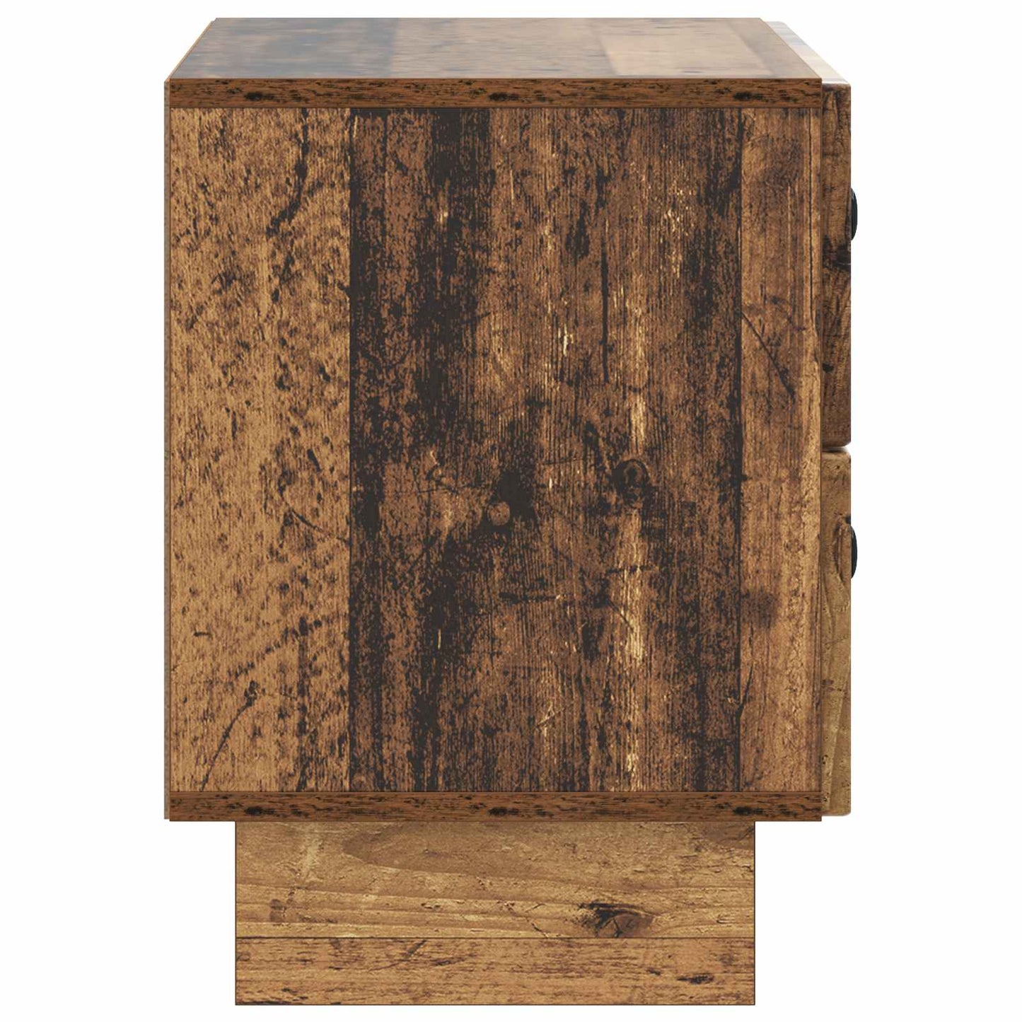 vidaXL Bedside Cabinet Old Wood 62 x 34.5 x 47.5 cm Engineered Wood