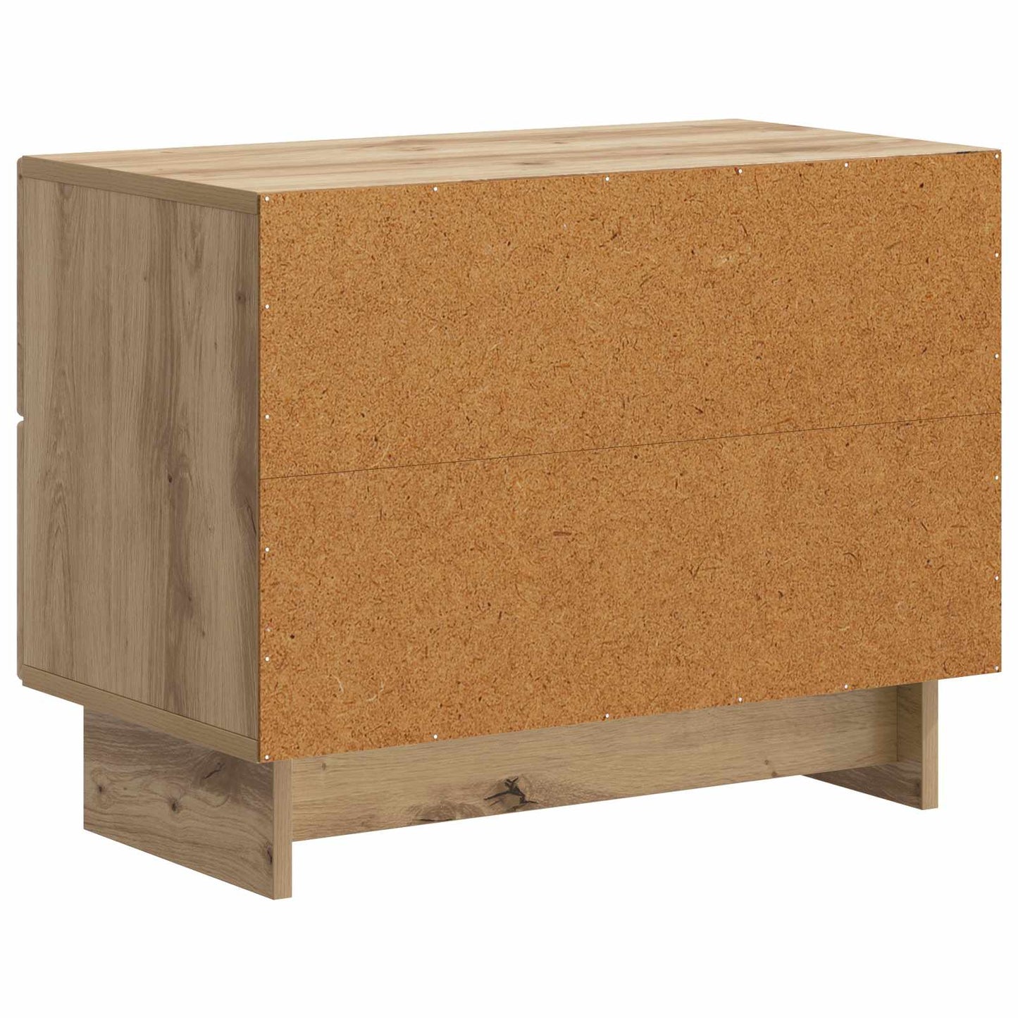 vidaXL Bedside Cabinet Artisan Oak 62 x 34.5 x 47.5 cm Engineered Wood