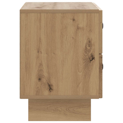 vidaXL Bedside Cabinet Artisan Oak 62 x 34.5 x 47.5 cm Engineered Wood
