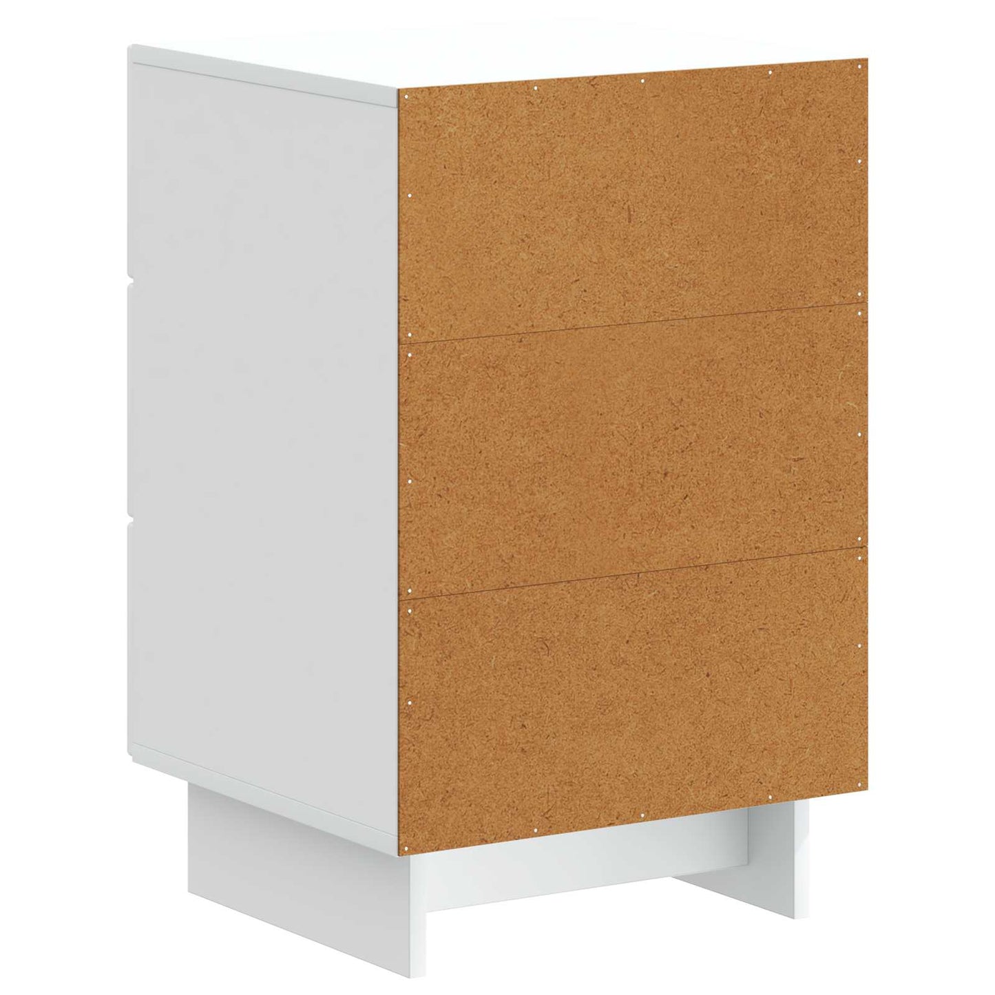 vidaXL Bedside Cabinet White 43 x 41 x 66.5 cm Engineered Wood