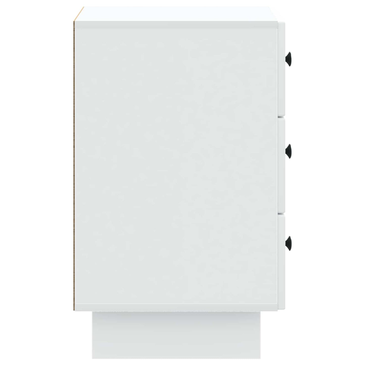 vidaXL Bedside Cabinet White 43 x 41 x 66.5 cm Engineered Wood