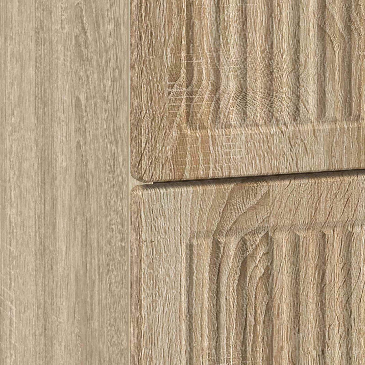 vidaXL Bedside Cabinet Sonoma Oak 43 x 41 x 66.5 cm Engineered Wood