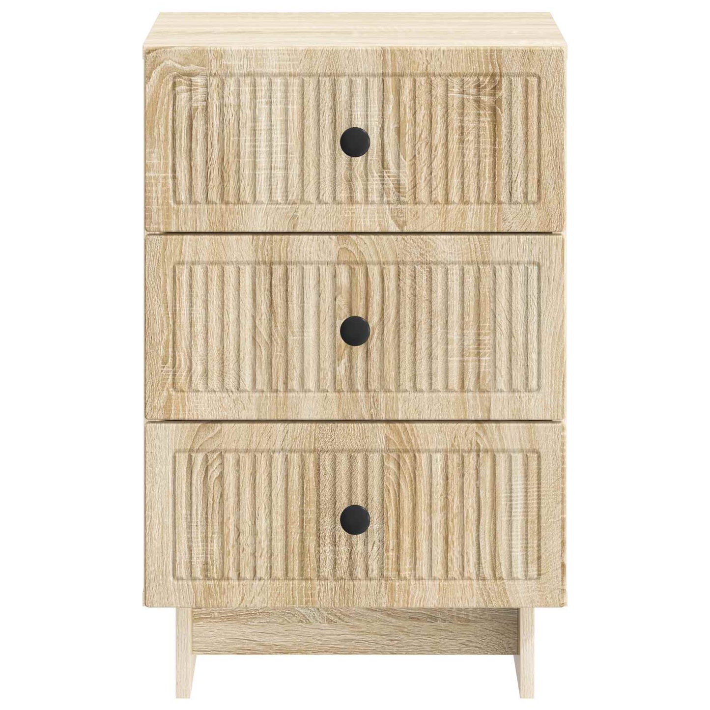 vidaXL Bedside Cabinet Sonoma Oak 43 x 41 x 66.5 cm Engineered Wood