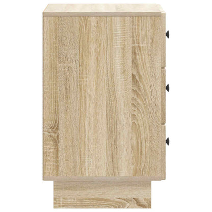 vidaXL Bedside Cabinet Sonoma Oak 43 x 41 x 66.5 cm Engineered Wood