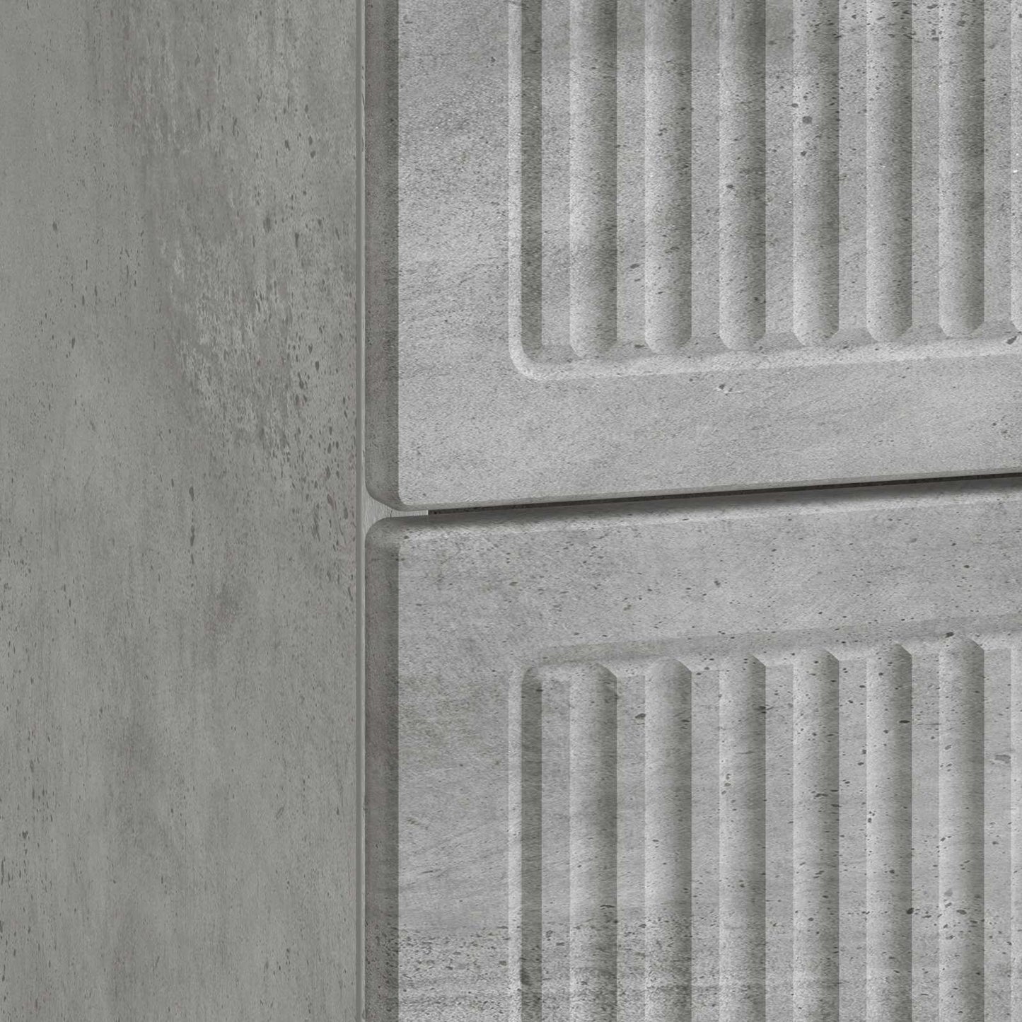 vidaXL Bedside Cabinet Concrete Grey 43 x 41 x 66.5 cm Engineered Wood