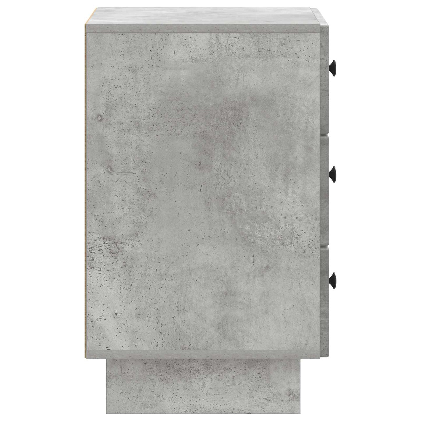 vidaXL Bedside Cabinet Concrete Grey 43 x 41 x 66.5 cm Engineered Wood
