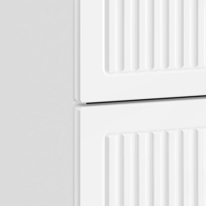 vidaXL Bedside Cabinet with Drawer High Gloss White 43 x 41 x 66.5 cm