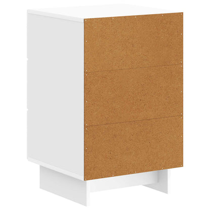 vidaXL Bedside Cabinet with Drawer High Gloss White 43 x 41 x 66.5 cm