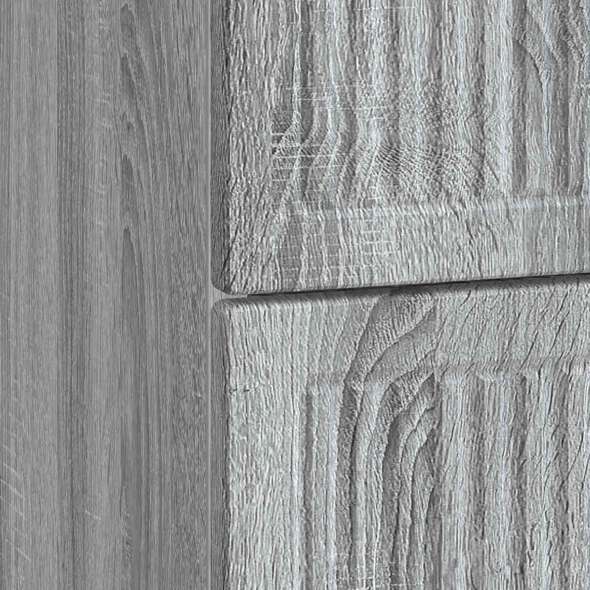 vidaXL Bedside Cabinet Grey Sonoma 43 x 41 x 66.5 cm Engineered Wood