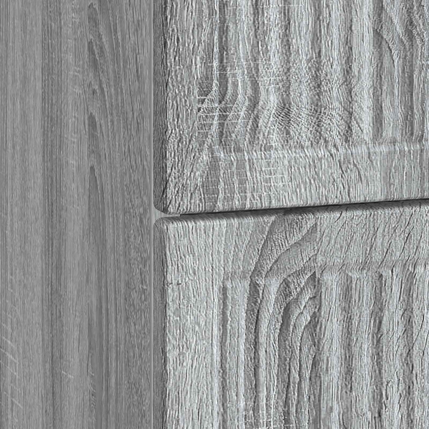 vidaXL Bedside Cabinet Grey Sonoma 43 x 41 x 66.5 cm Engineered Wood
