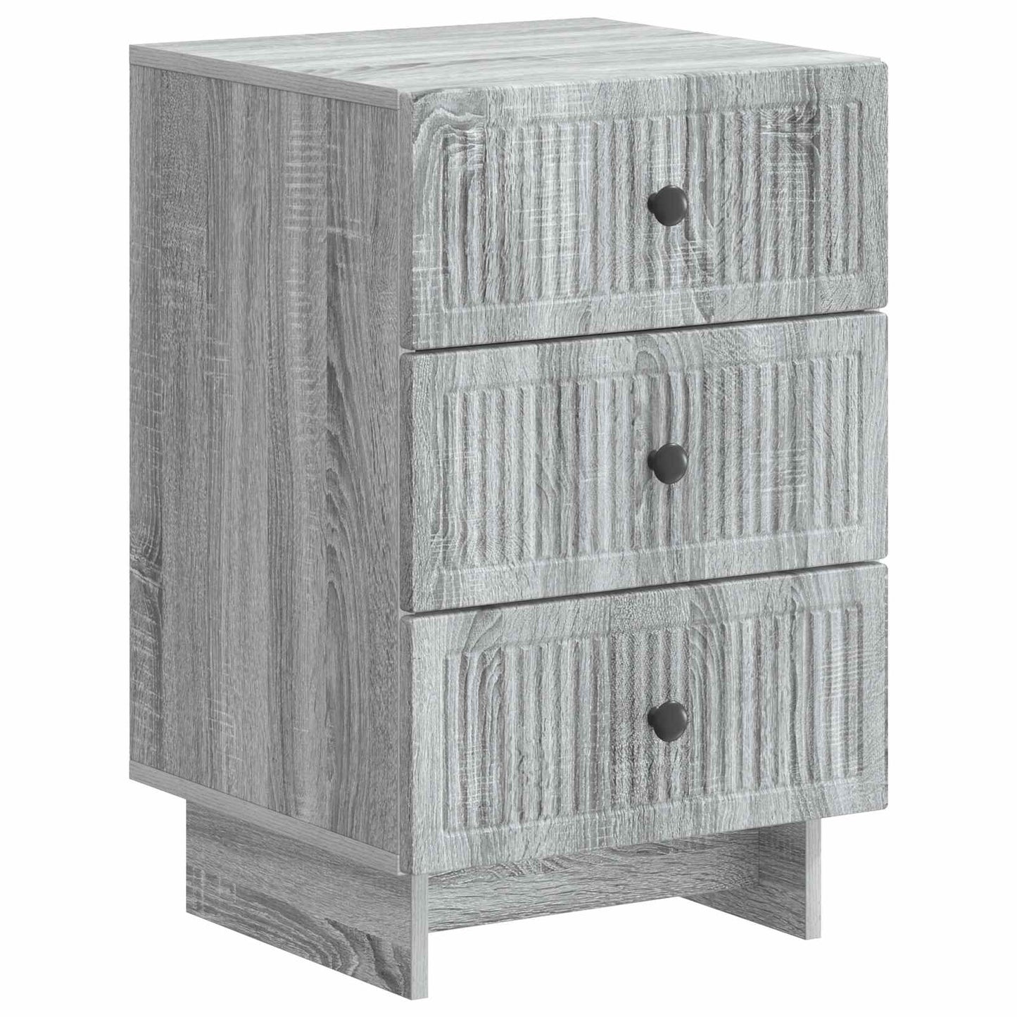 vidaXL Bedside Cabinet Grey Sonoma 43 x 41 x 66.5 cm Engineered Wood
