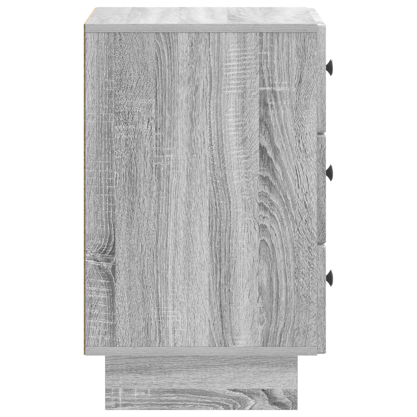 vidaXL Bedside Cabinet Grey Sonoma 43 x 41 x 66.5 cm Engineered Wood