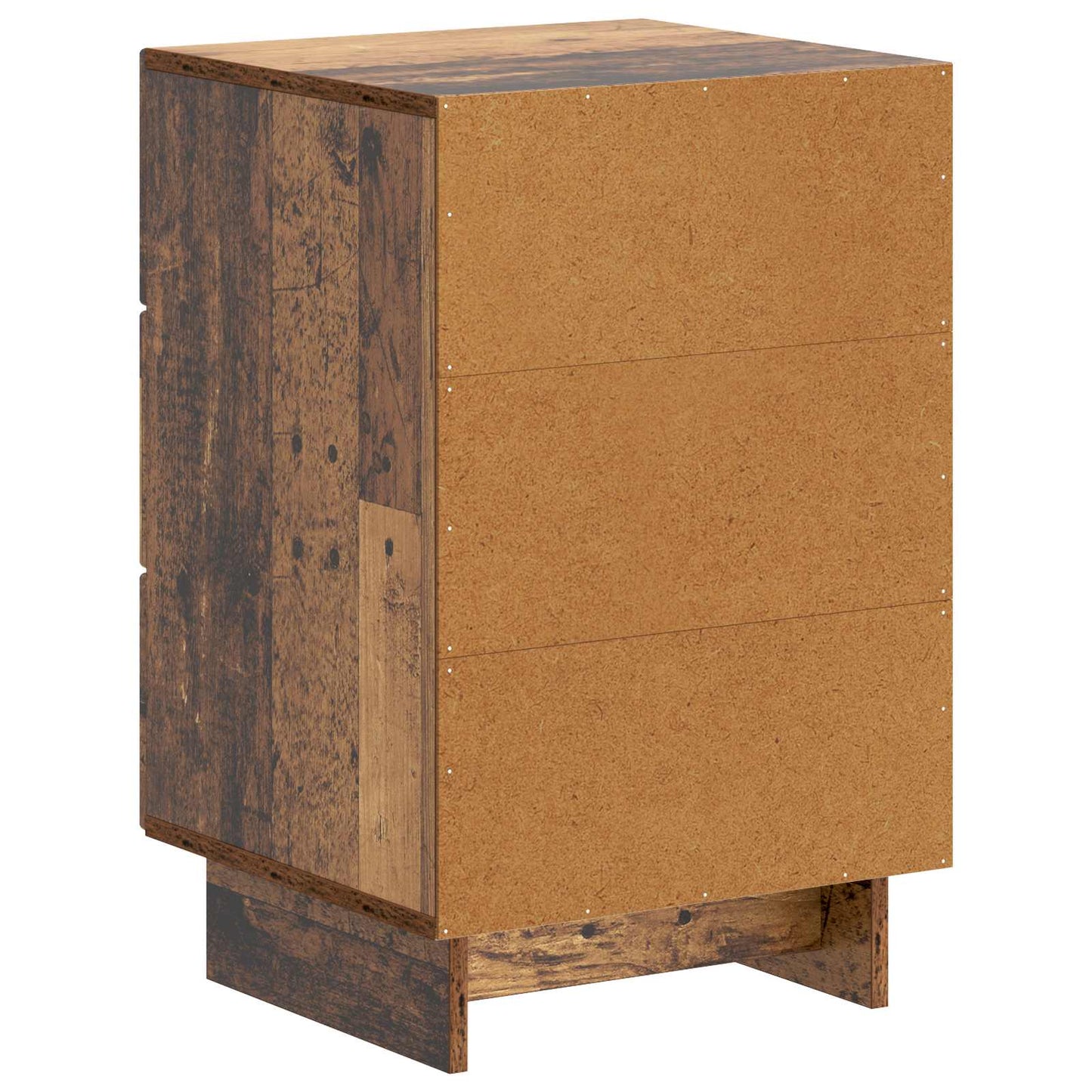 vidaXL Bedside Cabinet Old Wood 43 x 41 x 66.5 cm Engineered Wood