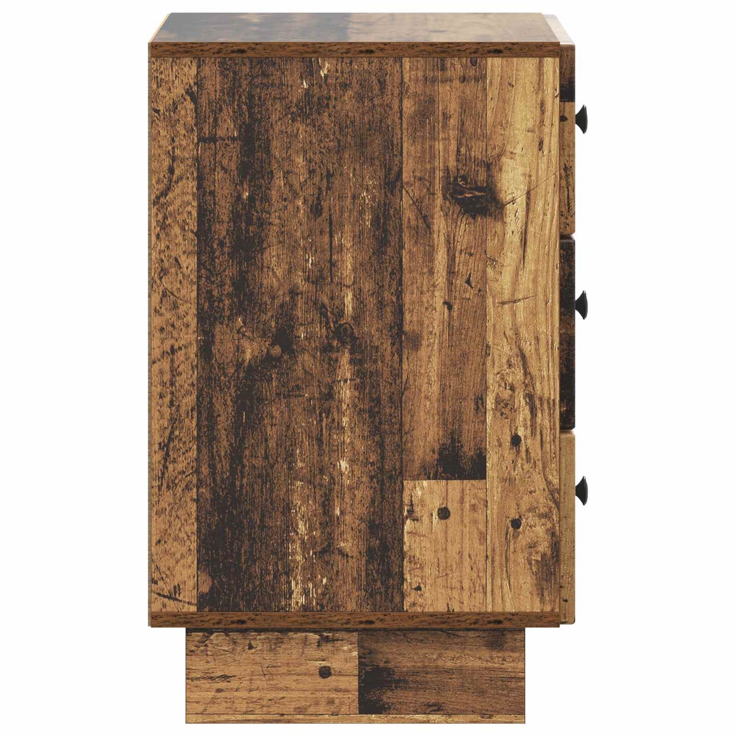 vidaXL Bedside Cabinet Old Wood 43 x 41 x 66.5 cm Engineered Wood