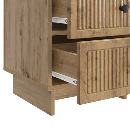 vidaXL Bedside Cabinet Artisan Oak 43 x 41 x 66.5 cm Engineered Wood