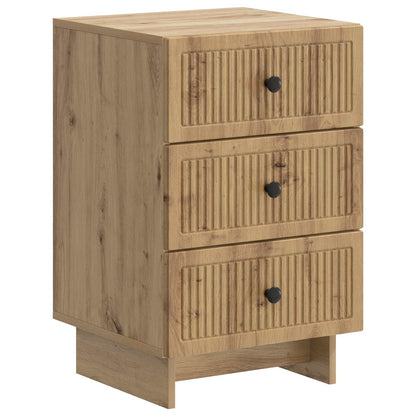 vidaXL Bedside Cabinet Artisan Oak 43 x 41 x 66.5 cm Engineered Wood
