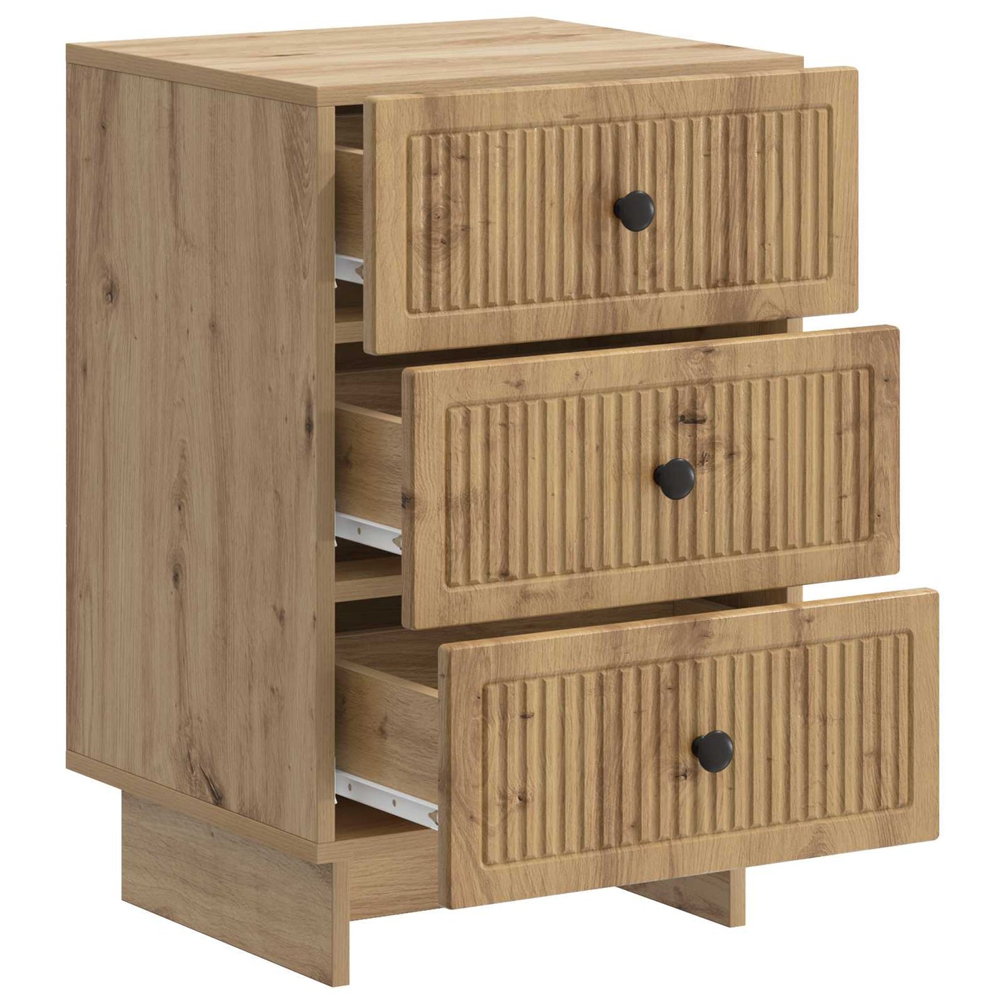 vidaXL Bedside Cabinet Artisan Oak 43 x 41 x 66.5 cm Engineered Wood