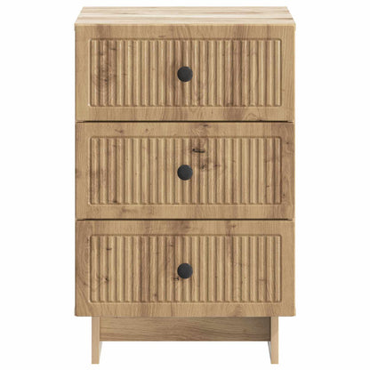 vidaXL Bedside Cabinet Artisan Oak 43 x 41 x 66.5 cm Engineered Wood