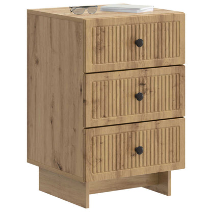 vidaXL Bedside Cabinet Artisan Oak 43 x 41 x 66.5 cm Engineered Wood