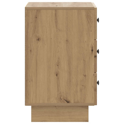 vidaXL Bedside Cabinet Artisan Oak 43 x 41 x 66.5 cm Engineered Wood